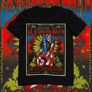 Grateful Dead | Graphic T-shirt | Custom Made | Rock Bands | Cotton Tee | Black